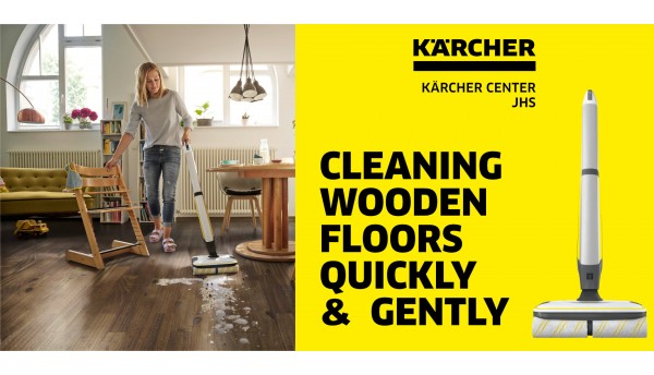 Cleaning Wooden Floors Quickly & Gently
