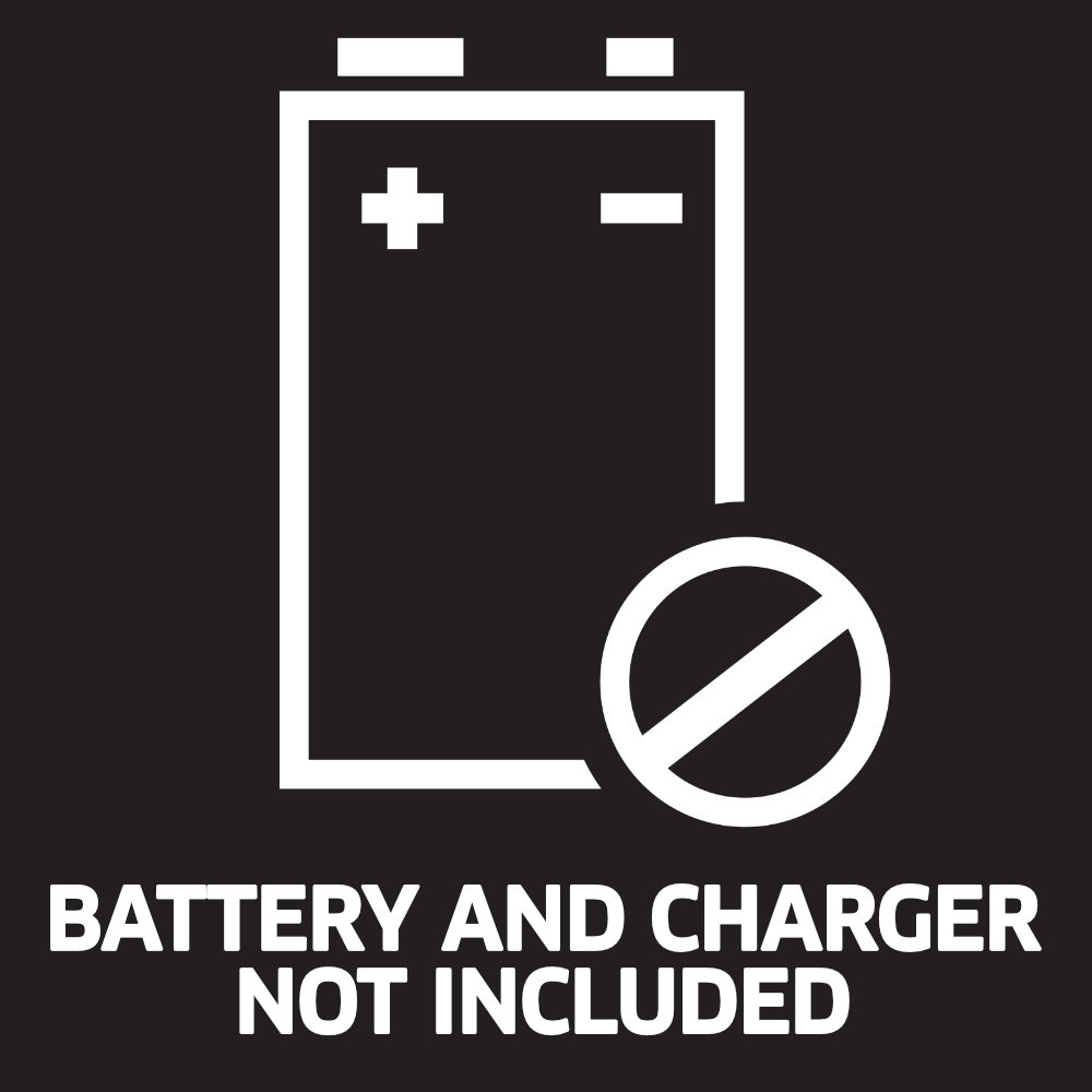 Battery & charger not included