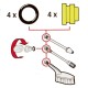Karcher Pressure Washer O-Ring Seal Set | 2.640-729.0