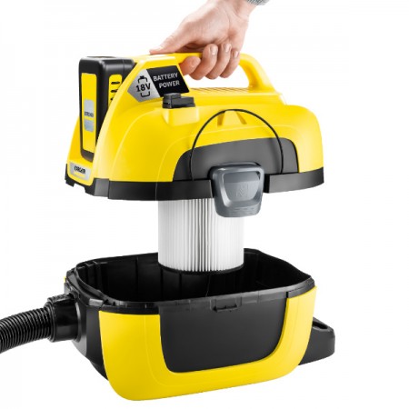 Karcher WD 1 Battery Power Vacuum Cleaner | 1.198-302.0