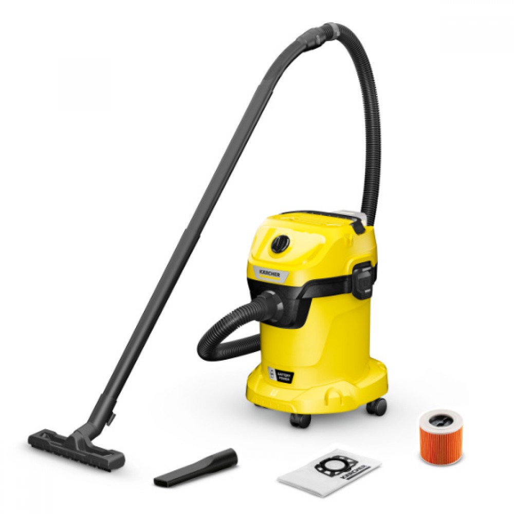 Karcher WD 3-18 Battery Power Vacuum Cleaner | 1.628-550.0 Karcher WD 3-18 Battery Power Vacuum Cleaner | 1.628-550.0