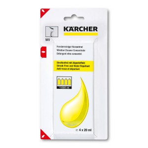 Karcher RM 503 Window Cleaning Concentrate 20 ml Pouch - Pack 4 Karcher RM 503 Window Cleaning Concentrate 20 ml Pouch - Pack 4