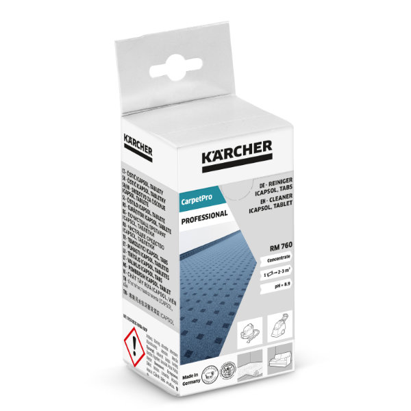 Karcher RM 760 CarpetPro iCapsol Cleaner Tablets - Box 16 | 6.295-850.0 Karcher RM 760 CarpetPro iCapsol Cleaner Tablets - Box 16 | 6.295-850.0