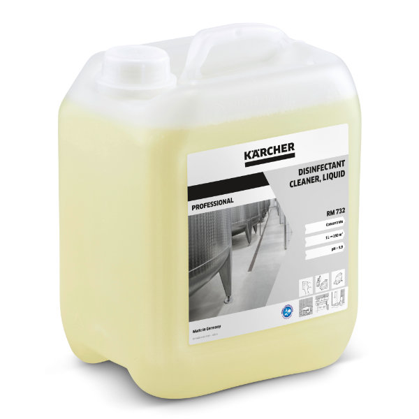 Karcher RM 732 Liquid Disinfectant Cleaner 5L | 6.295-596.0 Karcher RM 732 Liquid Disinfectant Cleaner 5L | 6.295-596.0