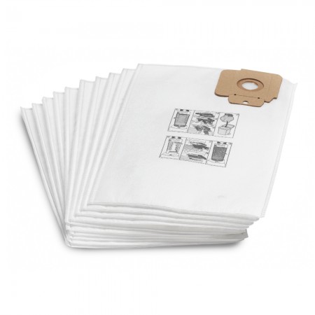 Karcher 3-Ply Fleece Filter Bags - CV30/1 CV38/2 CV48/2 | 6.904-305.0