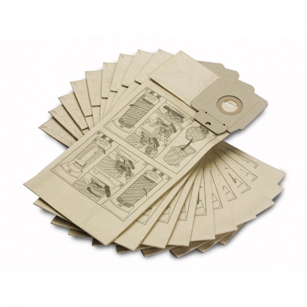 Karcher Bulk 2-Ply Paper Vacuum Bags | 6.904-303.0 Karcher Bulk 2-Ply Paper Vacuum Bags | 6.904-303.0