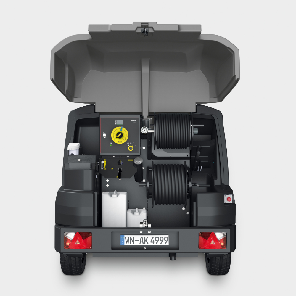 Karcher HDS 13/20 Tr1 Trailer Mounted Hot Water Pressure WasherHire