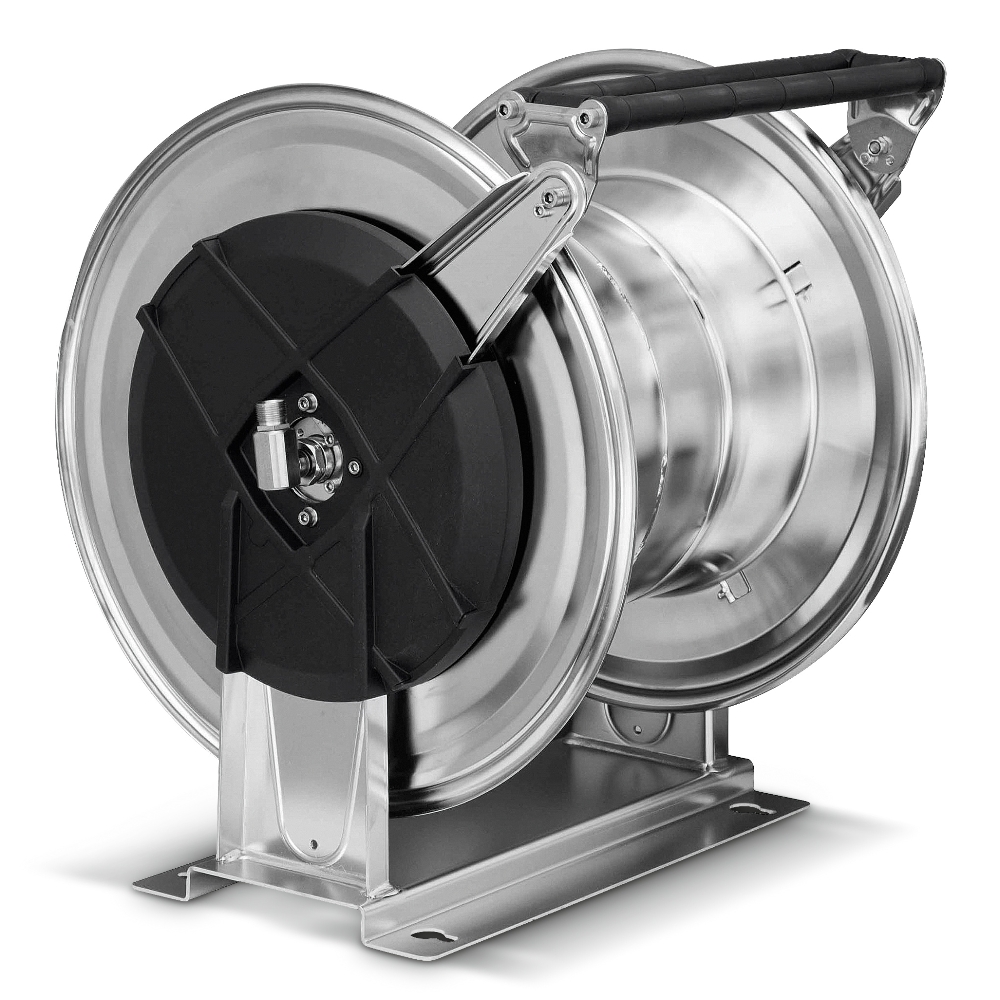 Karcher EASY!Lock Stainless Steel Automatic Hose Reel