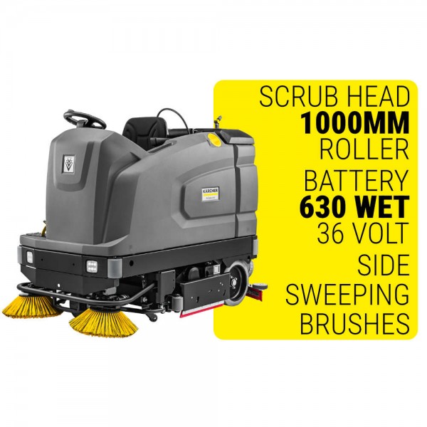 1.480-252.0 – Karcher B 260 RI Bp +630Ah WET +R100 +SB +DOSE +AUTOFILL +MANUAL RINSE  + £3,975.60 