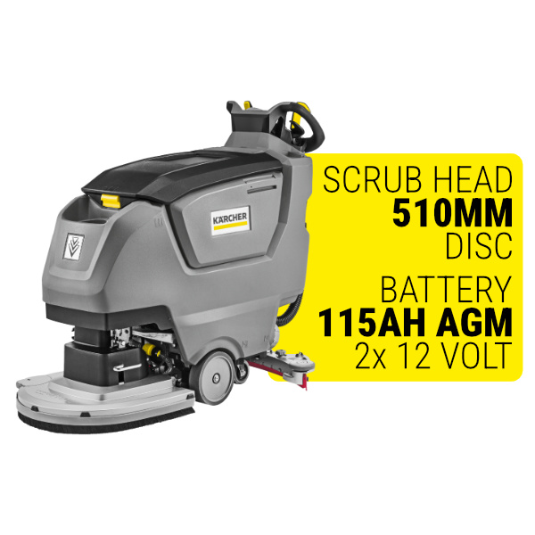 1.533-249.0 – Karcher B 50 W Bp +115Ah +D51 