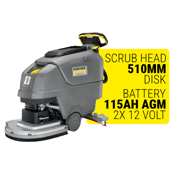 1.127-063.0 – Karcher BD 50/55 W BP Classic +115Ah AGM  + £339.60 
