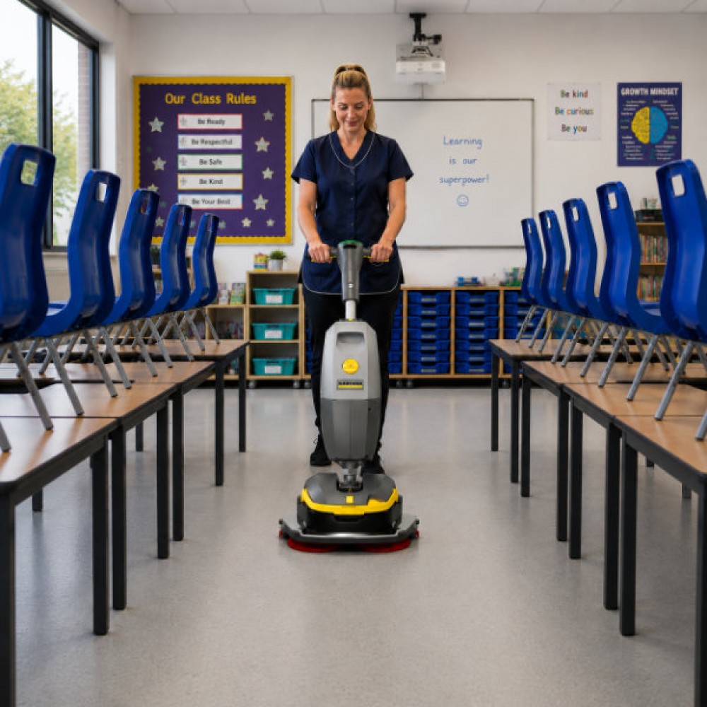 Karcher K-Mop 46 Bp Scrubber Drier