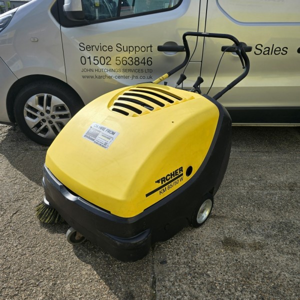 Karcher KM 85/50 WB Walk Behind Sweeper - 2005 Model | 1.351-105.0/USED/C GRADE Karcher KM 85/50 WB Walk Behind Sweeper - 2005 Model | 1.351-105.0/USED/C GRADE
