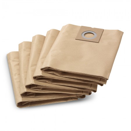 Karcher 2-Ply Paper Vacuum Bags - NT27/1 | 6.904-290.0