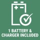 9.532-333.0 – 1 Battery & Charger  + £300.00 