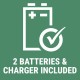 9.532-334.0 – 2 Batteries & Charger  + £516.00 